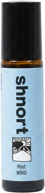 shnort WIND bottle with its blue label